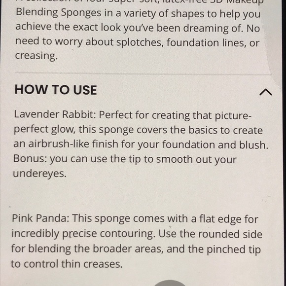 M2U NYC makeup blending sponge set - Picture 4 of 5